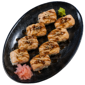 Salmon Aburi Teriyaki